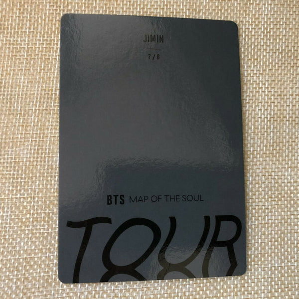 BTS JIMIN  7/8 [ Map Of The Soul Tour Official Mini Photocard ] / New / +G