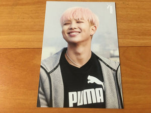 BTS RAP MONSTER [ PUMA Blaze Time Official Photocard Post card ] Photo /NEW/+GFT