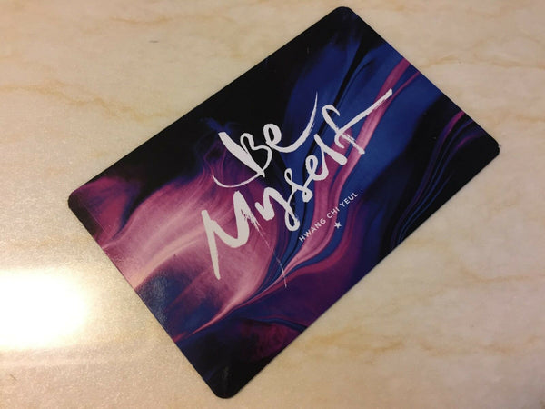 HWANG CHI YEUL #4 [ Be Myself Official Photocard ] 2nd Mini Album / NEW / +Gift