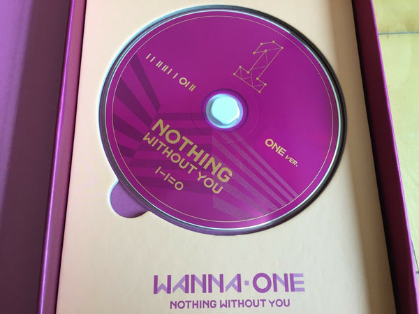 WANNA ONE [NOTHING WITHOUT YOU] Wanna Ver /CD+Photobook / NEW Unsealed / + Gift