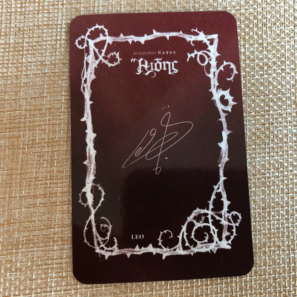 VIXX LEO [ HADES Official Photocard FANTASY ] 6th Single Album / New,Rare /+Gift