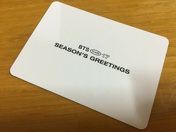 BTS RAP MONSTER [ 2017 Season's Greeting Official Photocard ] / NEW, RARE /+GIFT