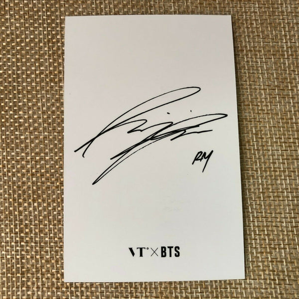 BTS RAP MONSTER  #1 [ VT Think Your Teeth Official Photocard Black, White ] N+G