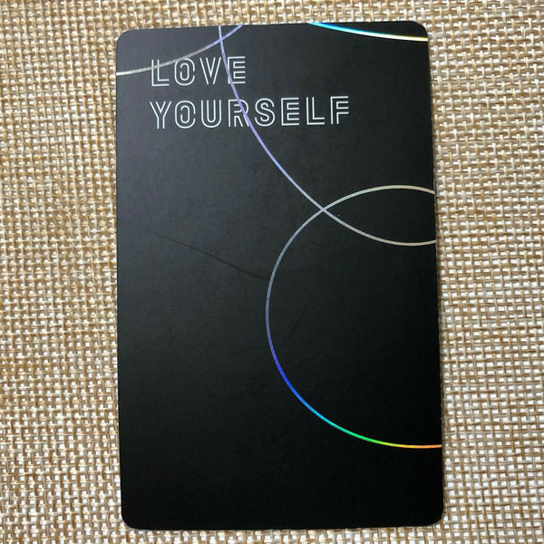 BTS SUGA [ Love Yourself Tear Official Photocard ] R Ver Fake Love / NEW /+G