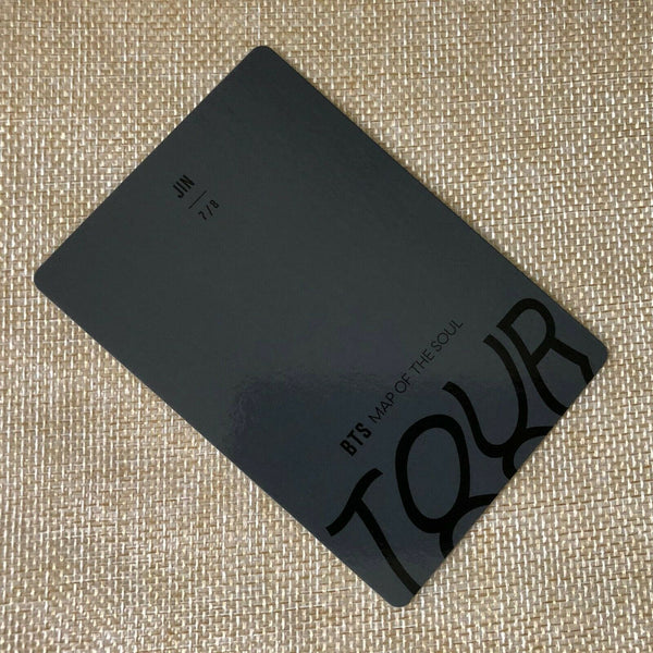 BTS JIN 7/8 [ Map Of The Soul Tour Official Mini Photocard ] / New / +G