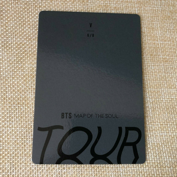 BTS V  6/8 [ Map Of The Soul Tour Official Mini Photocard ] / New, Rare / +Gift