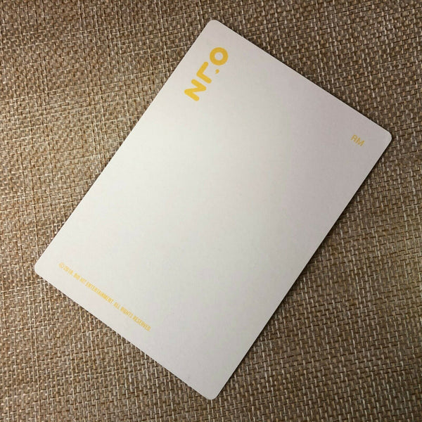 BTS RAP MONSTER  [ 2018 Exhibition Official Photocard ] Oh, always 오,늘 / New /+G