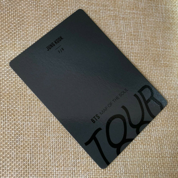 BTS JUNGKOOK 7/8 [ Map Of The Soul Tour Official Mini Photocard ] / New +G