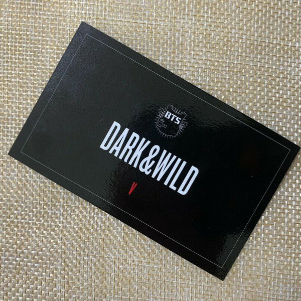 BTS V [ Dark & Wild Official Photocard ] 1st Studio Album / NEW, RARE /+Gift