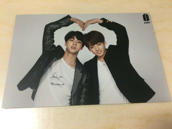 BTS JUNGKOOK JIN / Wings Tour Final 4th Army Booth Official Photocard / New/ +G