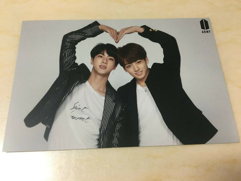 BTS JUNGKOOK JIN / Wings Tour Final 4th Army Booth Official Photocard / New/ +G