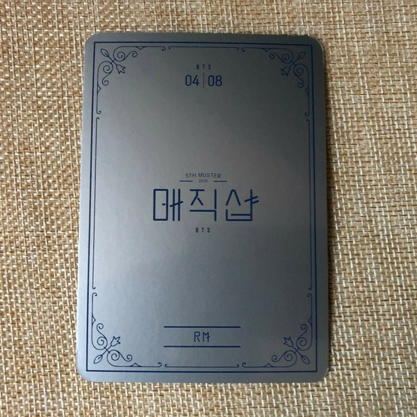 BTS RAP MONSTER 4/8 [ MAGIC SHOP 5th Muster Official Photocard Limited ] /New/+G
