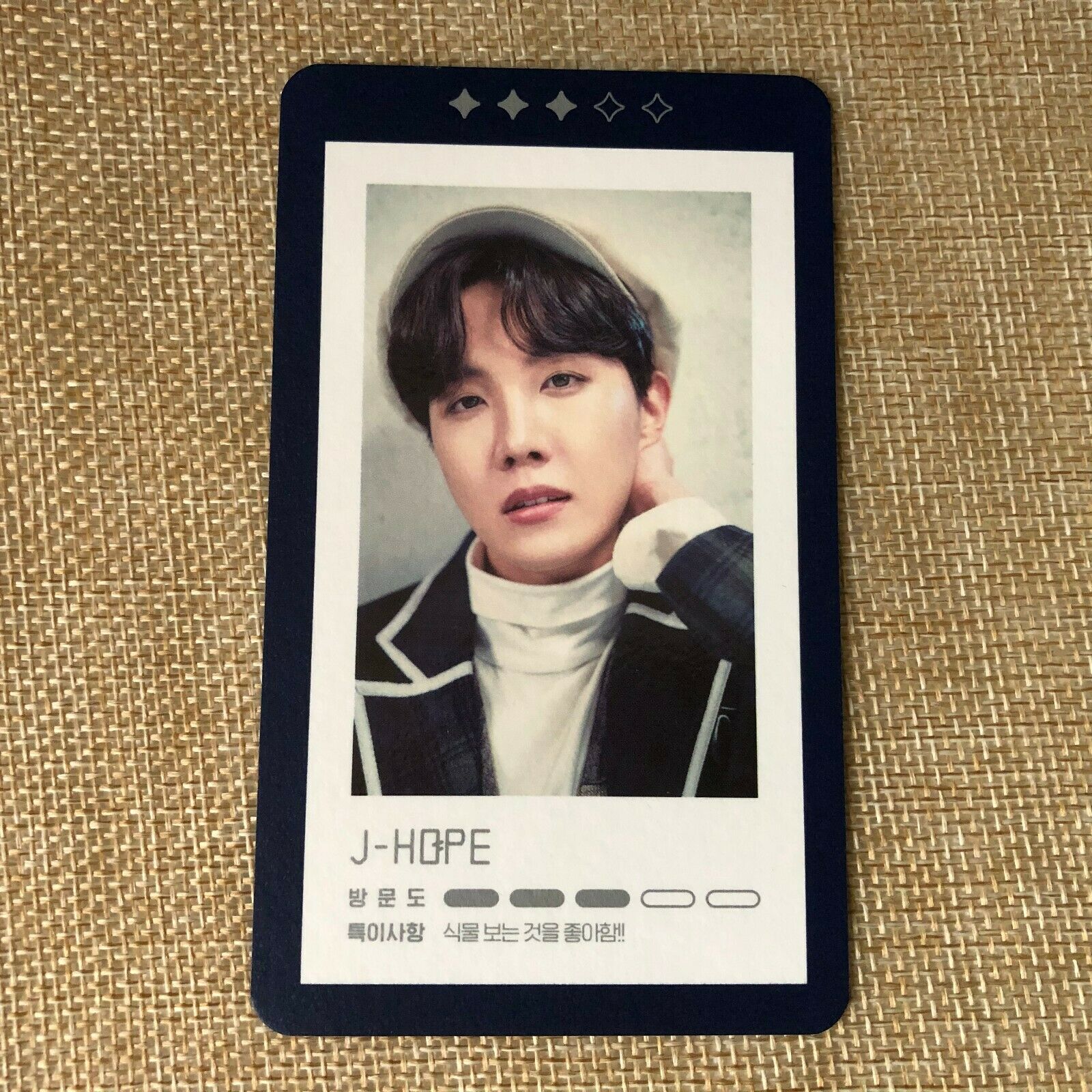 BTS  J-HOPE  #2  [ MAGIC SHOP Guestbook Official Photocard Limited ] /New /+G