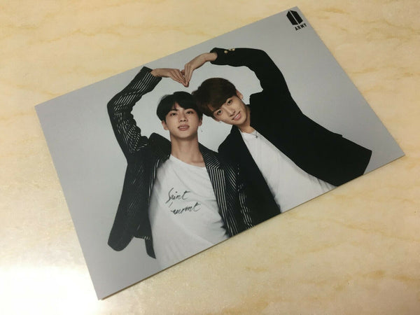 BTS JUNGKOOK JIN / Wings Tour Final 4th Army Booth Official Photocard / New/ +G