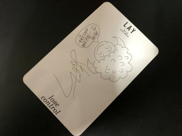 EXO LAY [ LOSE CONTROL Official Photocard ] 1st Mini Album / NEW,RARE /+Gift