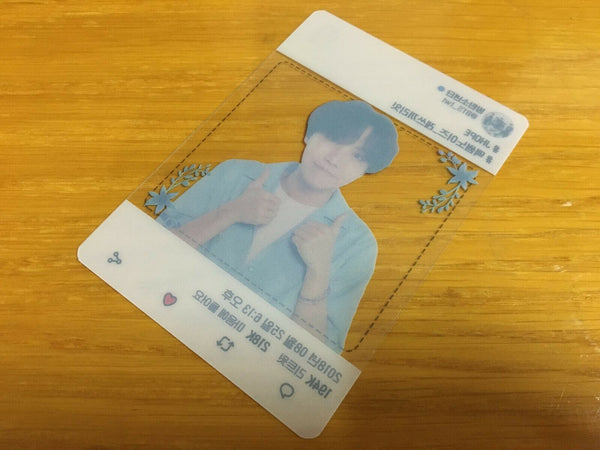 BTS J-HOPE #2 / Love Yourself FC Official Army Booth Transparent Photocard /N/+G
