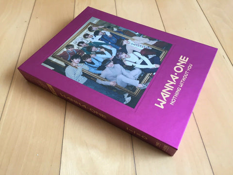 WANNA ONE [NOTHING WITHOUT YOU] Wanna Ver /CD+Photobook / NEW Unsealed / + Gift