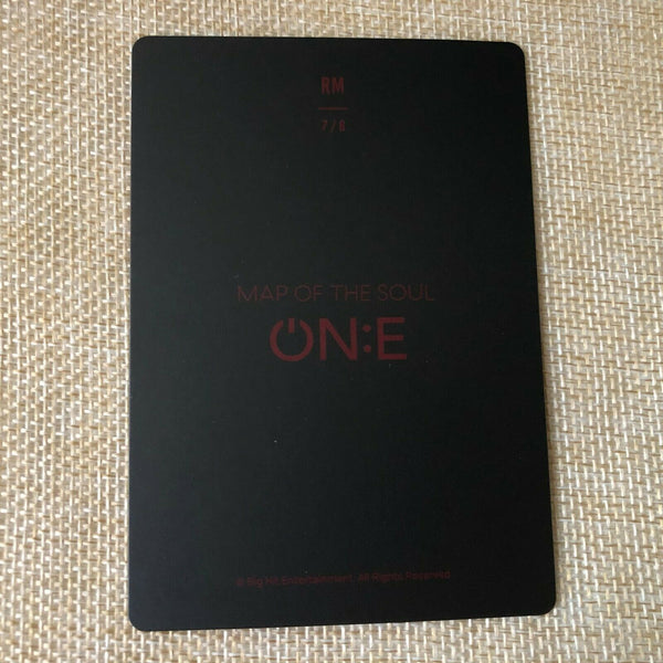 BTS RAP MONSTER  7/8 [ Map of the Soul ON:E Official Mini Photocard ] ONE / N +G