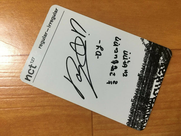 NCT 127 DOYOUNG [ Regular Irregular Official Photocard ] 1st Album / New / +Gift