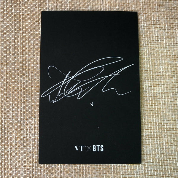BTS V #2 [ VT Think Your Teeth Official Photocard Black, White ] NEW /+Gift