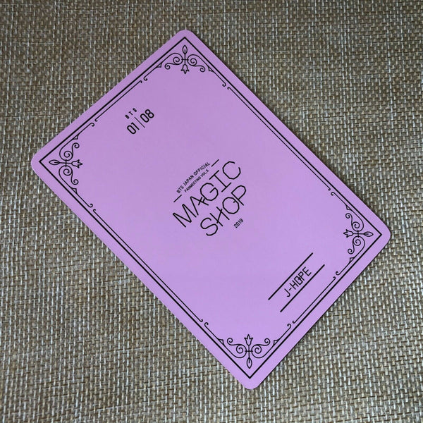 BTS  J-HOPE 1/8  [ 2019 MAGIC SHOP Fan Meeting Japan Official Photocard ]N+G