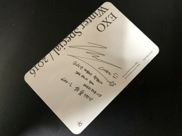 EXO CHEN #1 [ 2016 Winter Special For Life Official Photocard ] NEW,RARE /+Gift