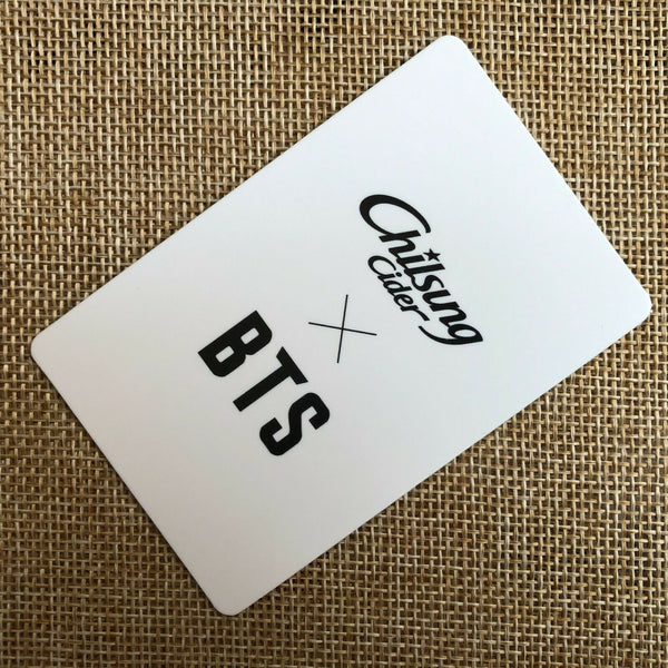 BTS SUGA [ Chilsung Cider Official Photocard ] / New, Rare / +Shop Gift