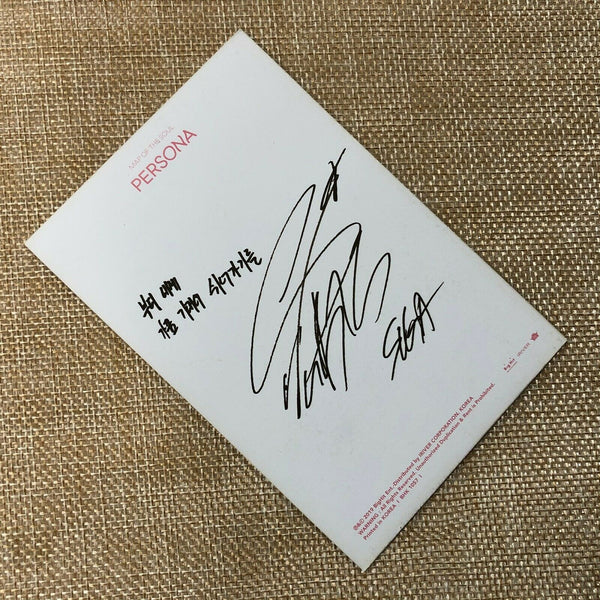 BTS SUGA [ Map Of Soul Official Photocard Postcard ] Persona / NEW / +Gift
