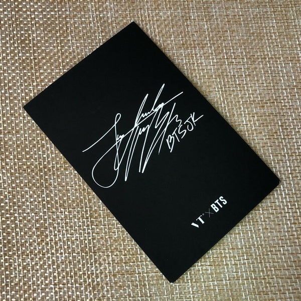 BTS JUNGKOOK  #2 [ VT Think Your Teeth Official Photocard Black, White ] NEW /+G