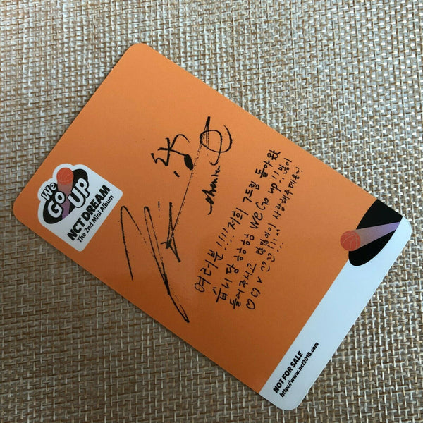 NCT Dream CHENLE [ WE GO UP Official Photocard ] 2nd Mini Album / New /+Gift