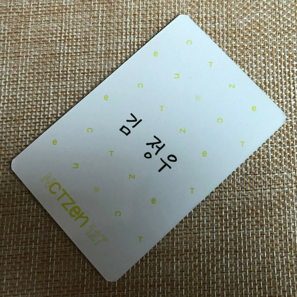 NCT Dream JUNGWOO [ Welcome KIT NCTZEN Official Photocard ] 127 Wayv / New /+GFT