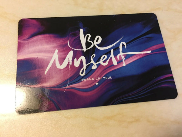 HWANG CHI YEUL #4 [ Be Myself Official Photocard ] 2nd Mini Album / NEW / +Gift