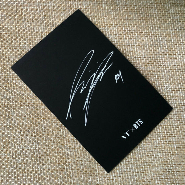 BTS RAP MONSTER  #2 [ VT Think Your Teeth Official Photocard Black, White ] N+G