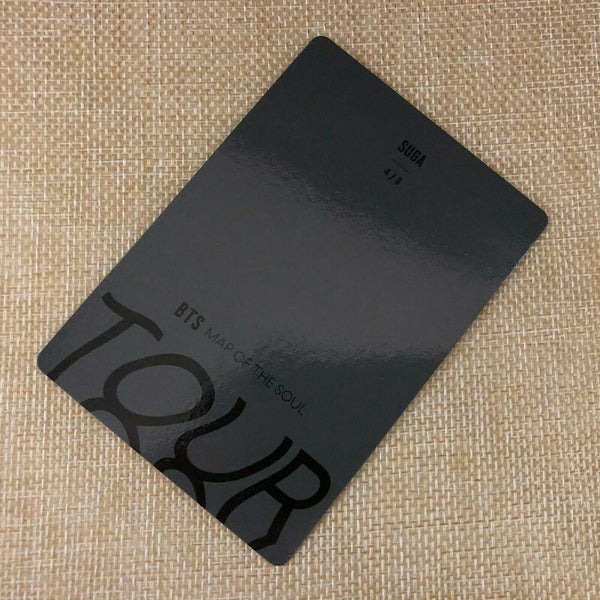 BTS SUGA 4/8 [ Map Of The Soul Tour Official Mini Photocard ] / New / +G