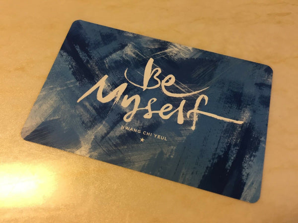 HWANG CHI YEUL #3 [ Be Myself Official Photocard ] 2nd Mini Album / NEW / +Gift