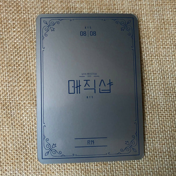 BTS RAP MONSTER 8/8 [ MAGIC SHOP 5th Muster Official Photocard Limited ] /New/+G