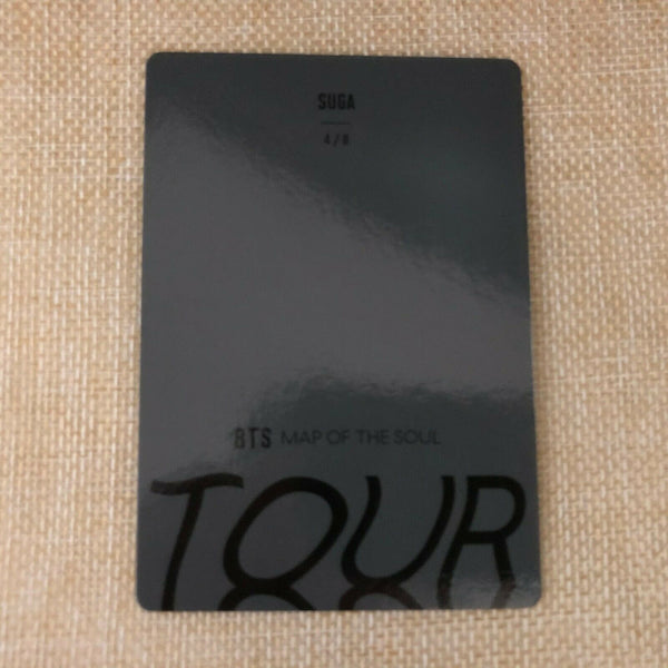 BTS SUGA 4/8 [ Map Of The Soul Tour Official Mini Photocard ] / New / +G