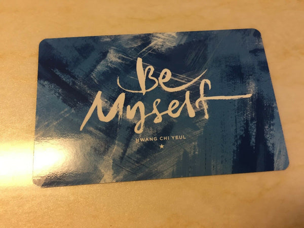 HWANG CHI YEUL #2 [ Be Myself Official Photocard ] 2nd Mini Album / NEW / +Gift