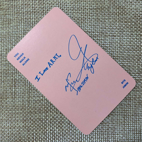 BTS JIMIN [ YNWA You Never Walk Alone Official Photocard ] / New, Rare / +GIFT