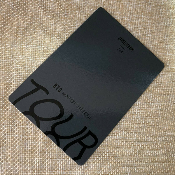 BTS JUNGKOOK 7/8 [ Map Of The Soul Tour Official Mini Photocard ] / New +G