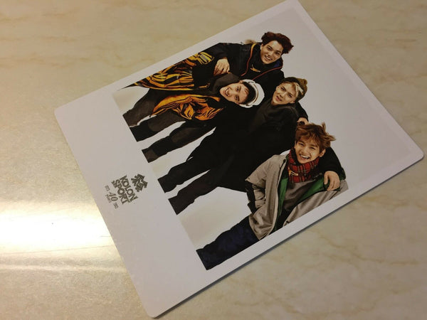 EXO GROUP #1 [ KOLON Sport Official Polaroid Photocard ] EXO K M / NEW / +Gift