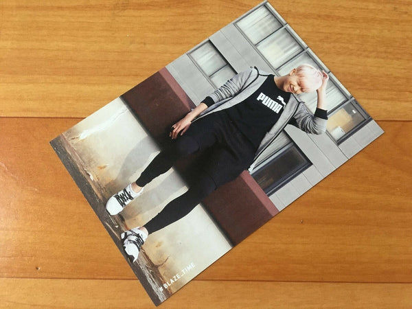 BTS RAP MONSTER [ PUMA Blaze Time Official Photocard Post card ] Photo /NEW/+GFT