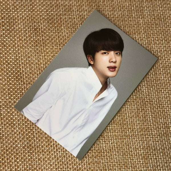 BTS JIN  #1 [ VT Think Your Teeth Official Photocard Black, White ] NEW /+G