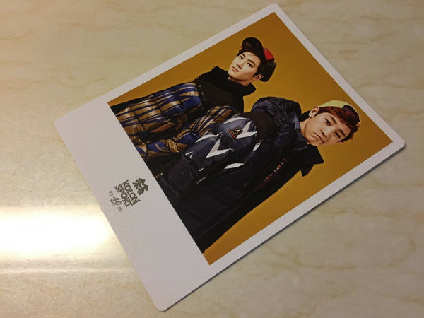 EXO SUHO Chanyeol [ KOLON Sport Official Polaroid Photocard ] EXO K M /NEW/+GFT