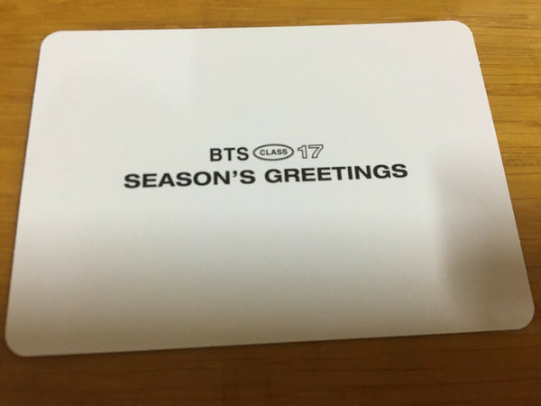 BTS RAP MONSTER [ 2017 Season's Greeting Official Photocard ] / NEW, RARE /+GIFT