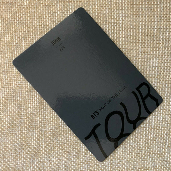 BTS JIMIN  7/8 [ Map Of The Soul Tour Official Mini Photocard ] / New / +G