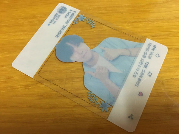 BTS J-HOPE #2 / Love Yourself FC Official Army Booth Transparent Photocard /N/+G