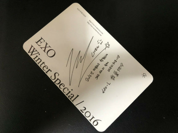 EXO CHEN #2 [ 2016 Winter Special For Life Official Photocard ] NEW,RARE /+Gift