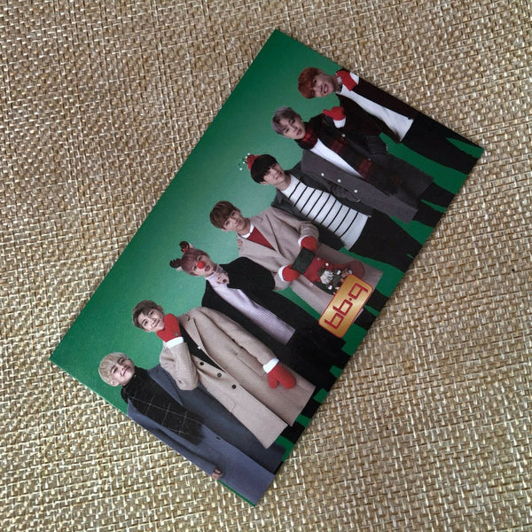 BTS  GROUP  #3  Bangtan Boys / BBQ Official PhotoCard  / New / +Shop gift