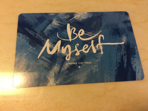 HWANG CHI YEUL #3 [ Be Myself Official Photocard ] 2nd Mini Album / NEW / +Gift